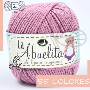 LA ABUELITA [50grs] by Omega - Ideal for Amigurumi 100% Non-Mercerized Cotton