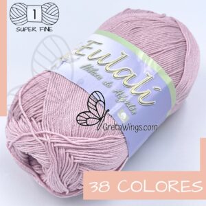 EULALI [100grs] by Omega - 100% Mercerized Cotton Yarn