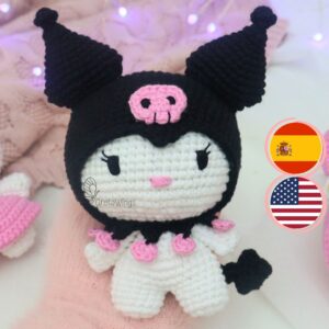 Amigurui Kuromi PATTERN, Sanrio family (Digital Download)