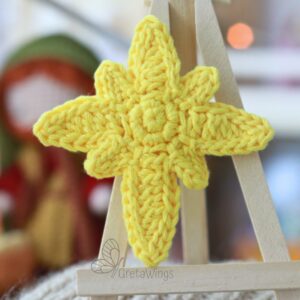 Free Pattern to Crochet the Nativity Star