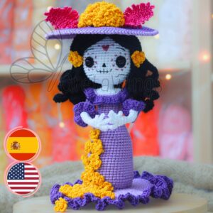 Catrina Amigurumi CROCHET PATTERN PDF (Digital Download)