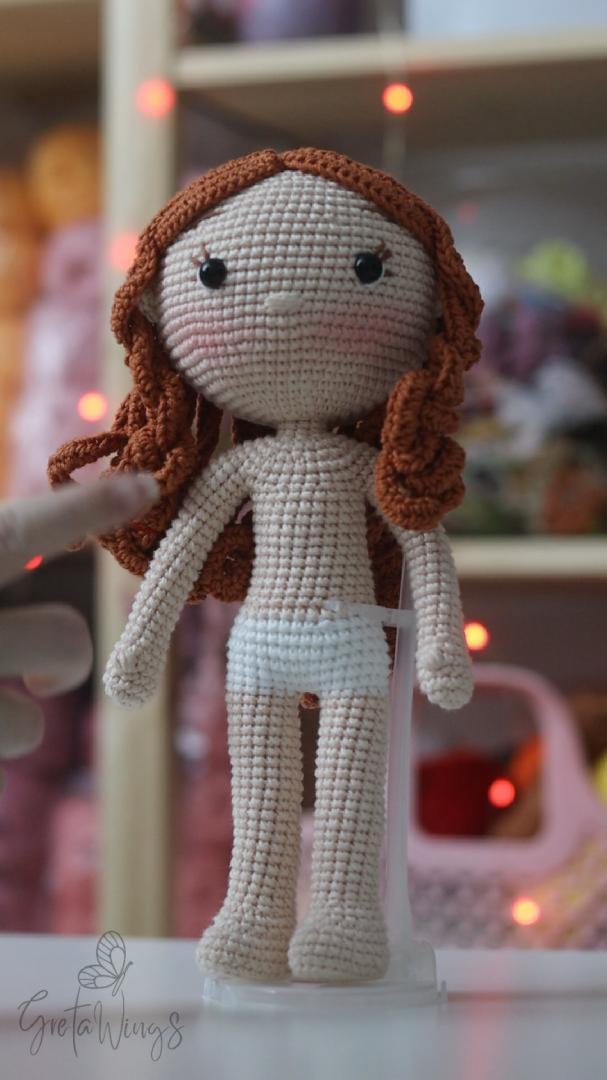 Amigurumi Native American Girl – Crochet Doll Pattern PDF Tutorial